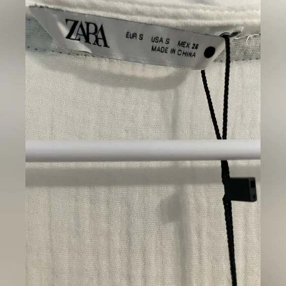Women| Zara Summer Tunic Dress (White) - Picture 3 of 7